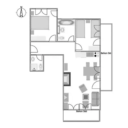 Heimelige 3,5 Zimmer Dachwohnung - B48577 * Zermatt